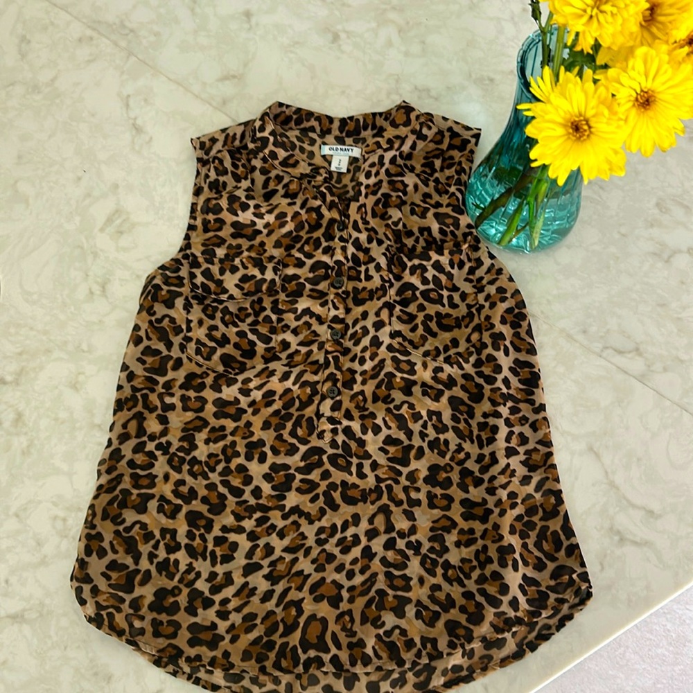 Old Navy Cheetah Print Camy Tank